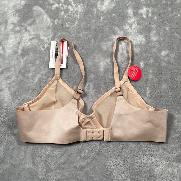 Spanx Fit To You Bra Womens Medium A-C Beige Sheerflex New - Picture 2 of 14